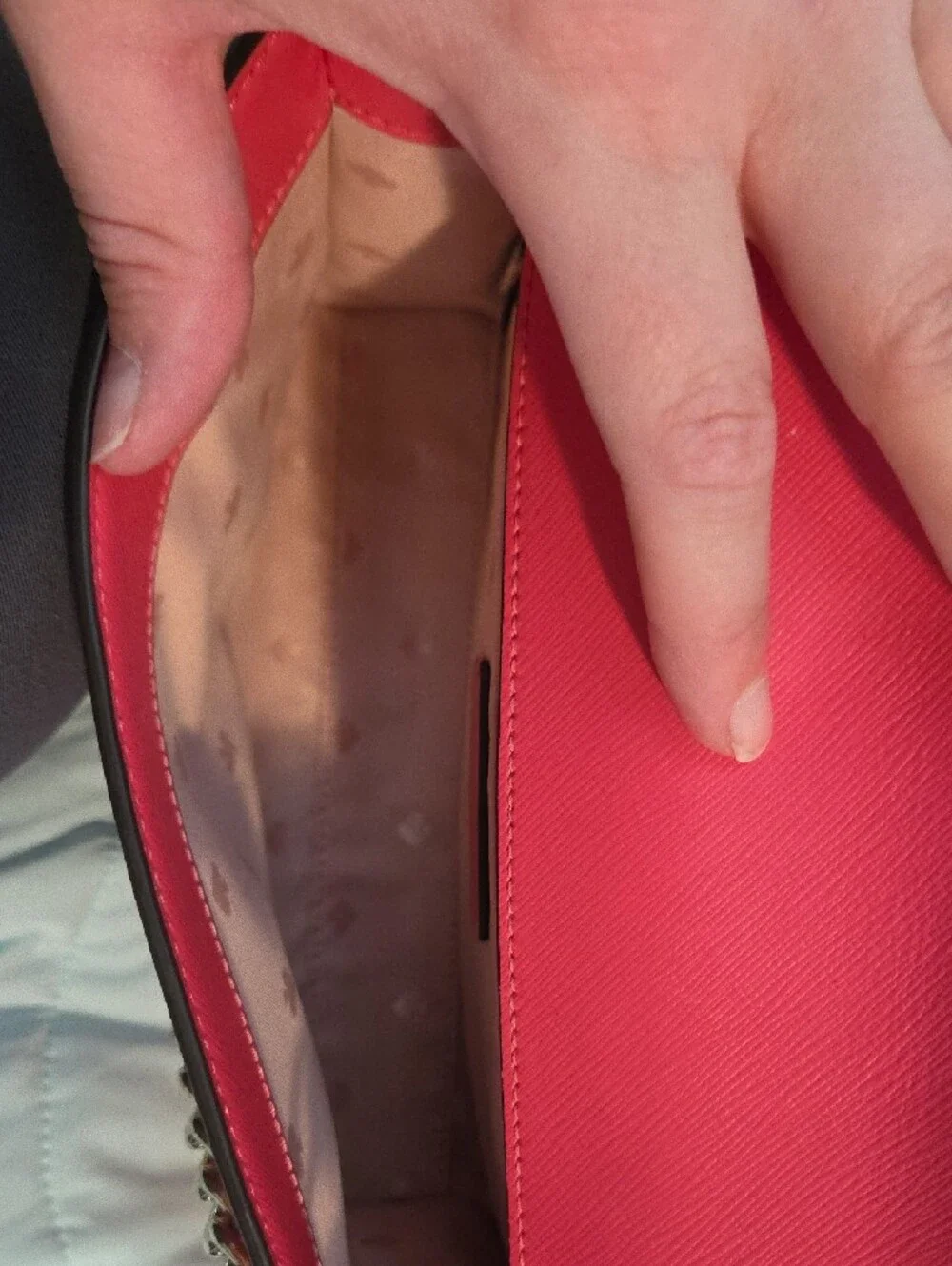 kate spade Pink Leather Flap Crossbody Bag